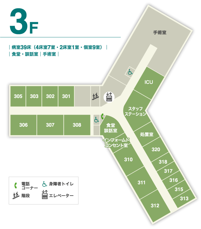 3F 案内図